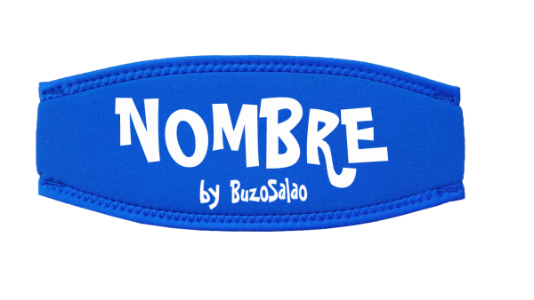 Tira clásica azul NOMBRE by BuzoSalao